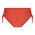 Midi Bikini Bottom Luxe, Czerwony