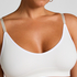 Tr&oacute;jkątny biustonosz bralette Dide, Biały