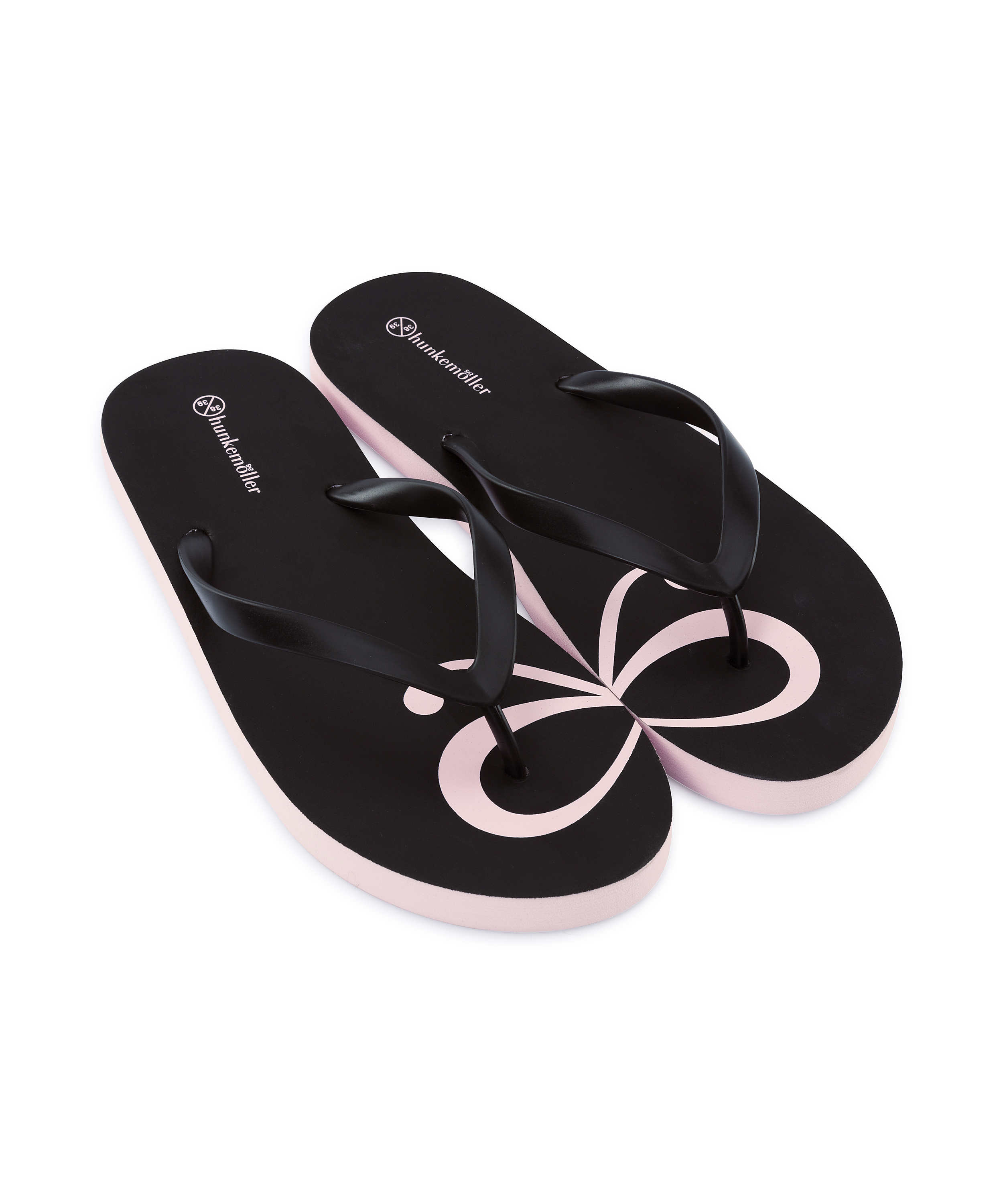Bow Flip-Flops, Czarny, main