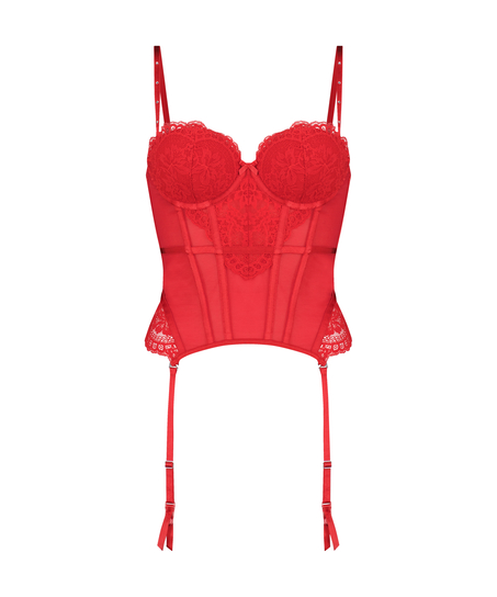 Biustonosz bustier Mariah, Czerwony