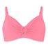 Nieusztywniona g&oacute;ra od bikini z fiszbinami Luxe, R&oacute;żowy