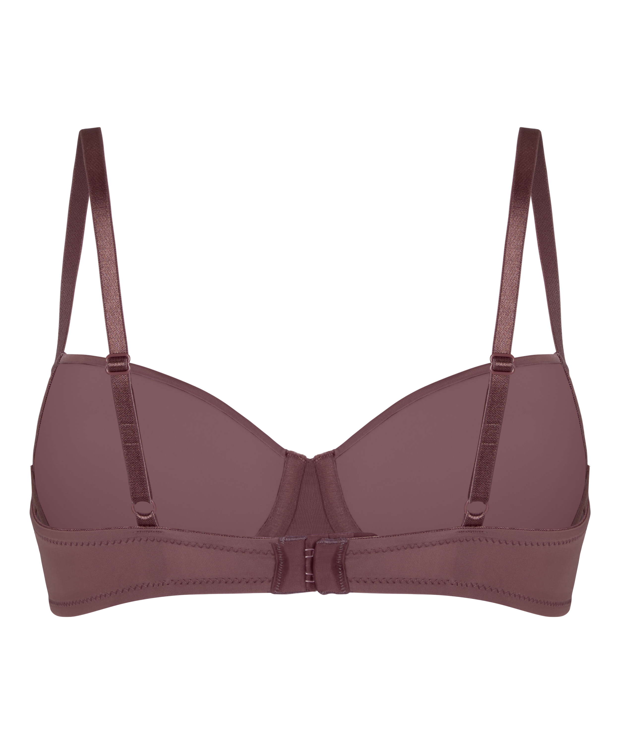 Demi Padded Underwired Bra, Brązowy, main