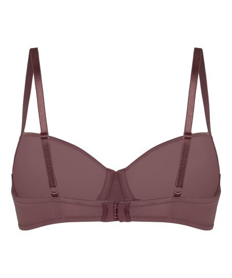 Demi Padded Underwired Bra, Brązowy