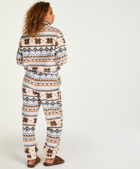 Polarowe spodnie, Biały