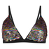Pride triangle bikini top, Czarny