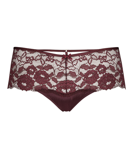 Bokserki stringi Curvy Jolie, Czerwony