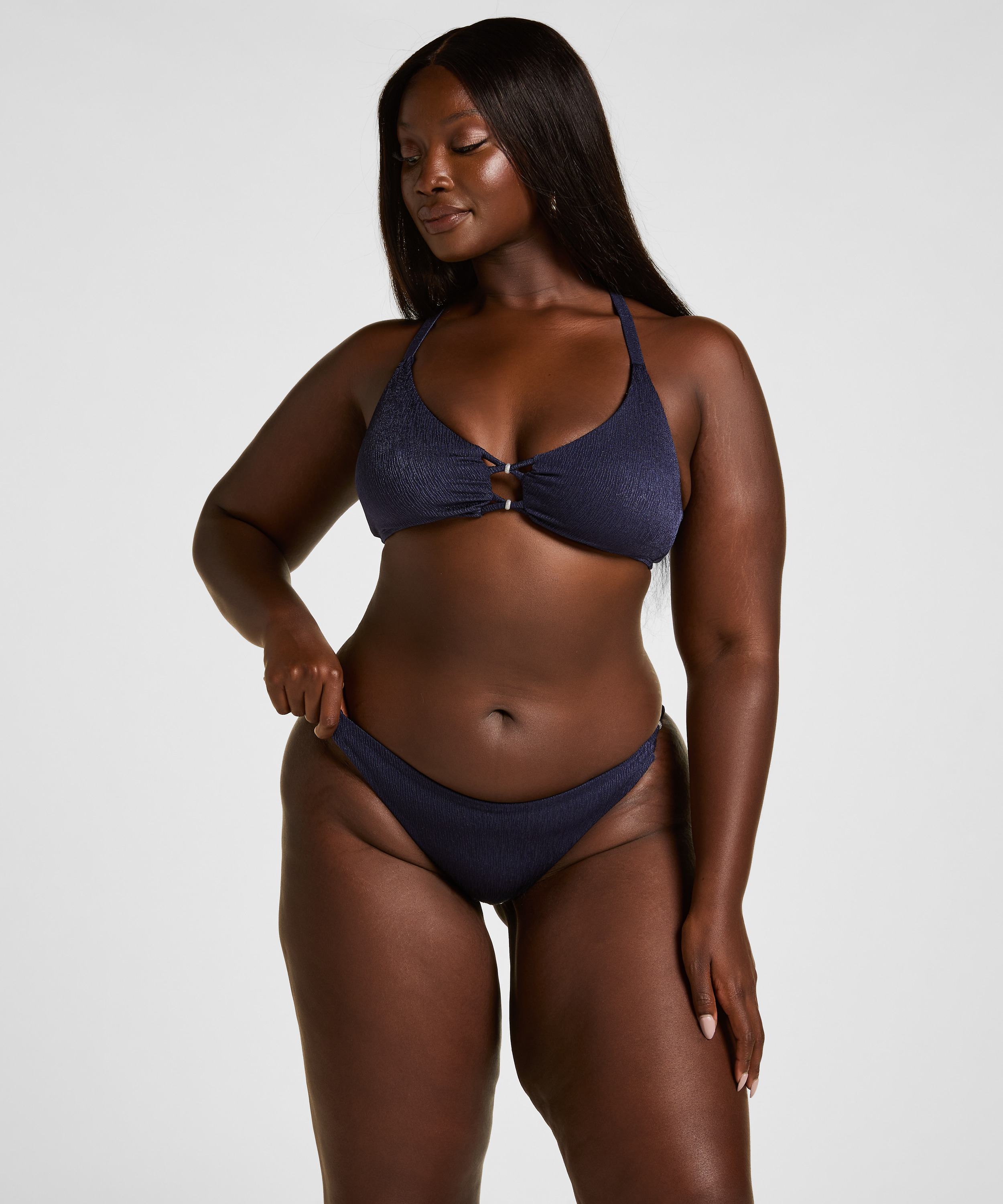 Figi Bikini Highleg Sorento, Niebieski, main