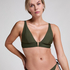 Tr&oacute;jkątna g&oacute;ra od bikini Luna, Zielony