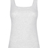 Singlet top z miękkiej bawełny, Szary