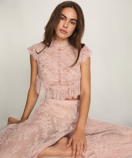 Top Allover Lace Legacy, R&oacute;żowy
