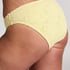 Szydełkowy d&oacute;ł od bikini Crochet, Ż&oacute;łty