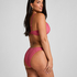 Usztywniany top bikini Lanai z fiszbinami, R&oacute;żowy