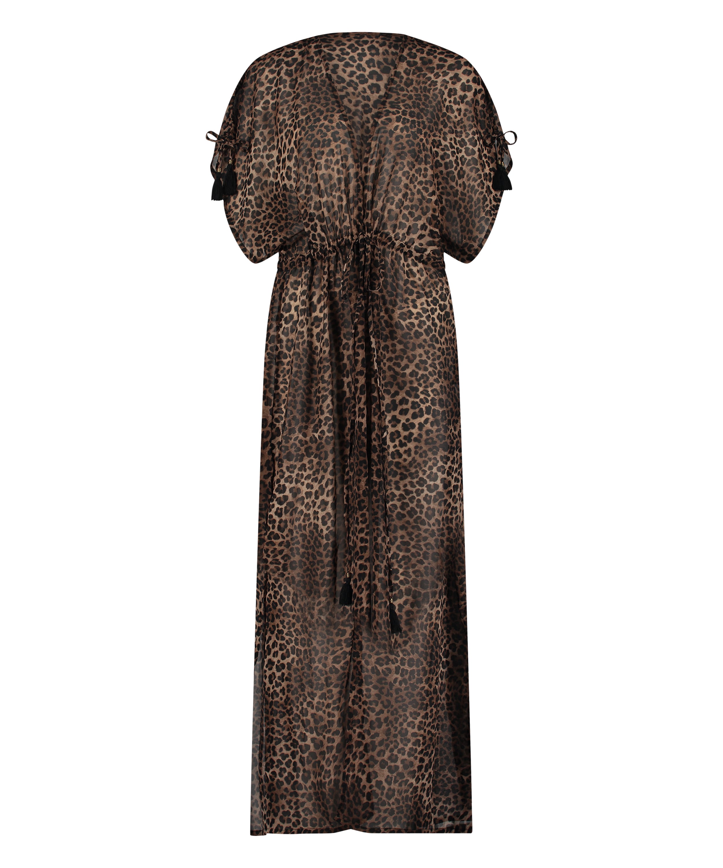 Przezroczyste kimono, Brązowy, main