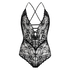 Strappy Back Body, Czarny