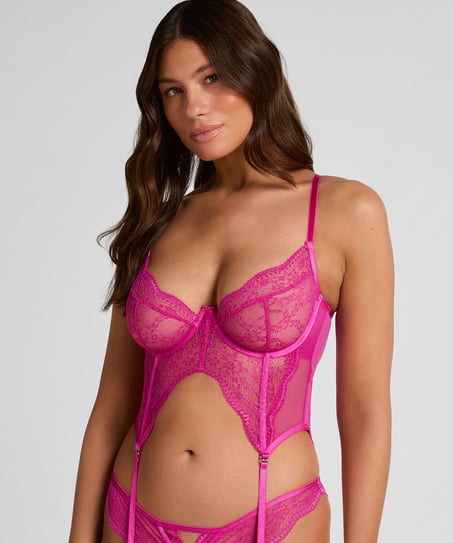 Gorset Isabelle, R&oacute;żowy