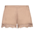 Scallop Lace silk pyjama shorts, Różowy