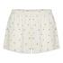 Szorty Piżamowe Daisy, Biały