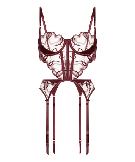 Gorset Olivia, Czerwony