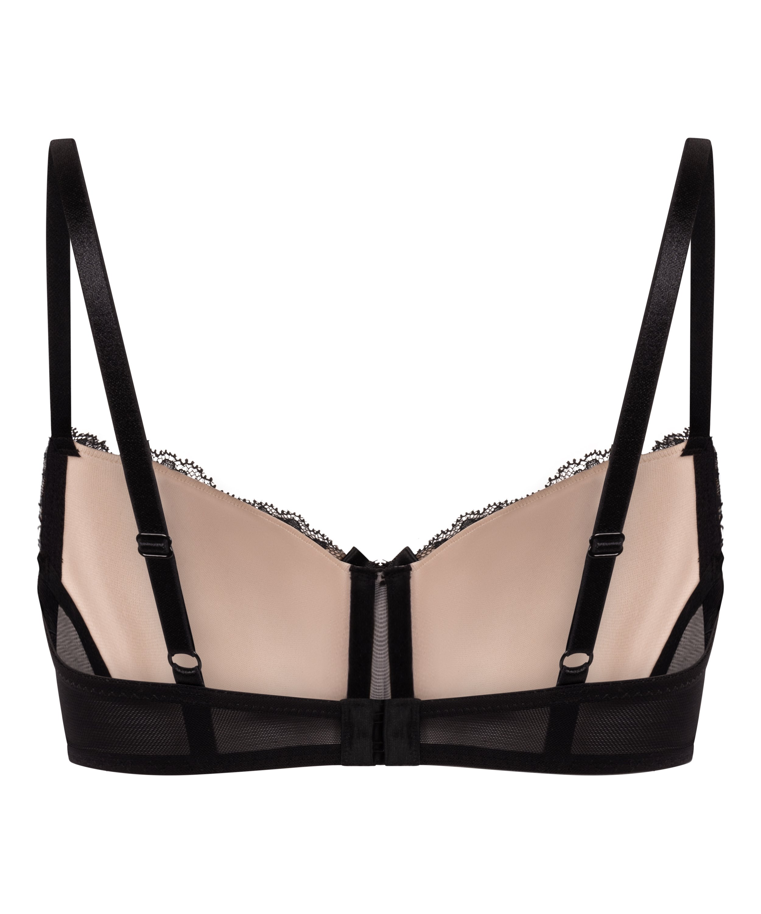 Biustonosz usztywniany z fiszbinami Teddy, Czarny, main