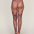 Rajstopy Allover Lace Fishnet, Fioletowy