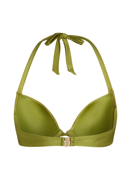 Top od bikini Holbox, Zielony