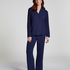Narzutka Essential z dżerseju z długim rękawem, Niebieski