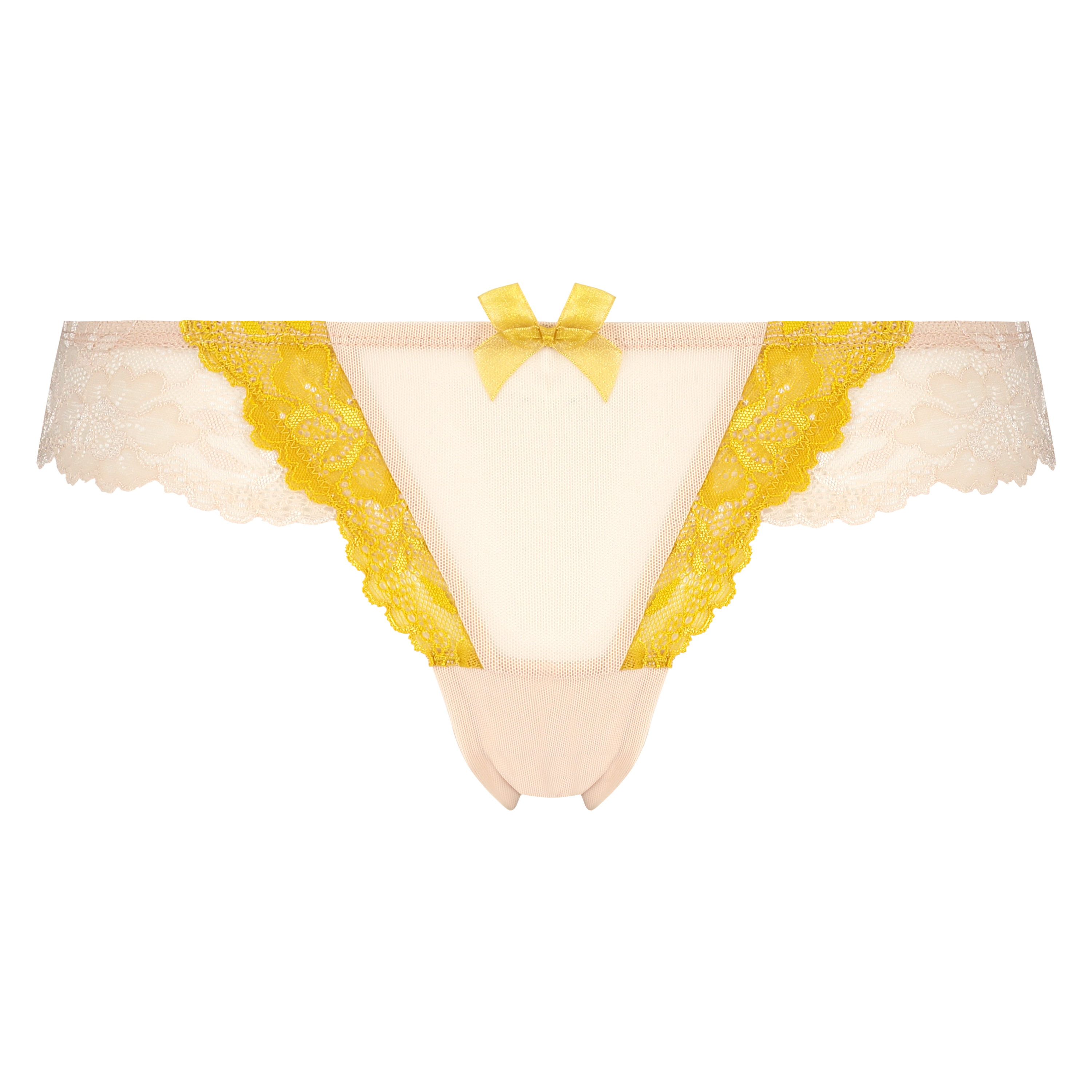 Koronkowe brazyliany Crystal, Ż&oacute;łty, main