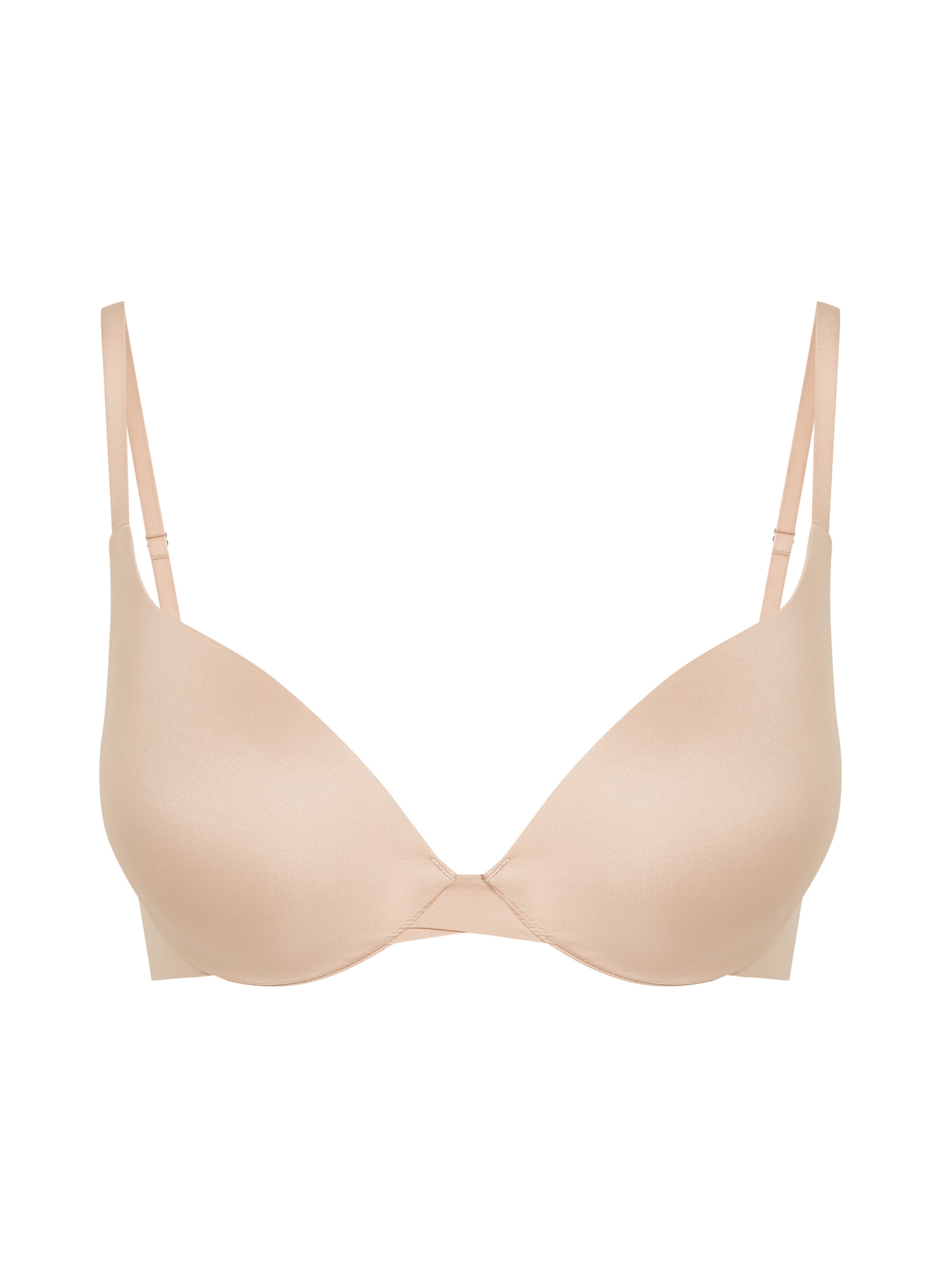 Usztywniony biustonosz push-up z fiszbinami Smooth, Beżowy, main