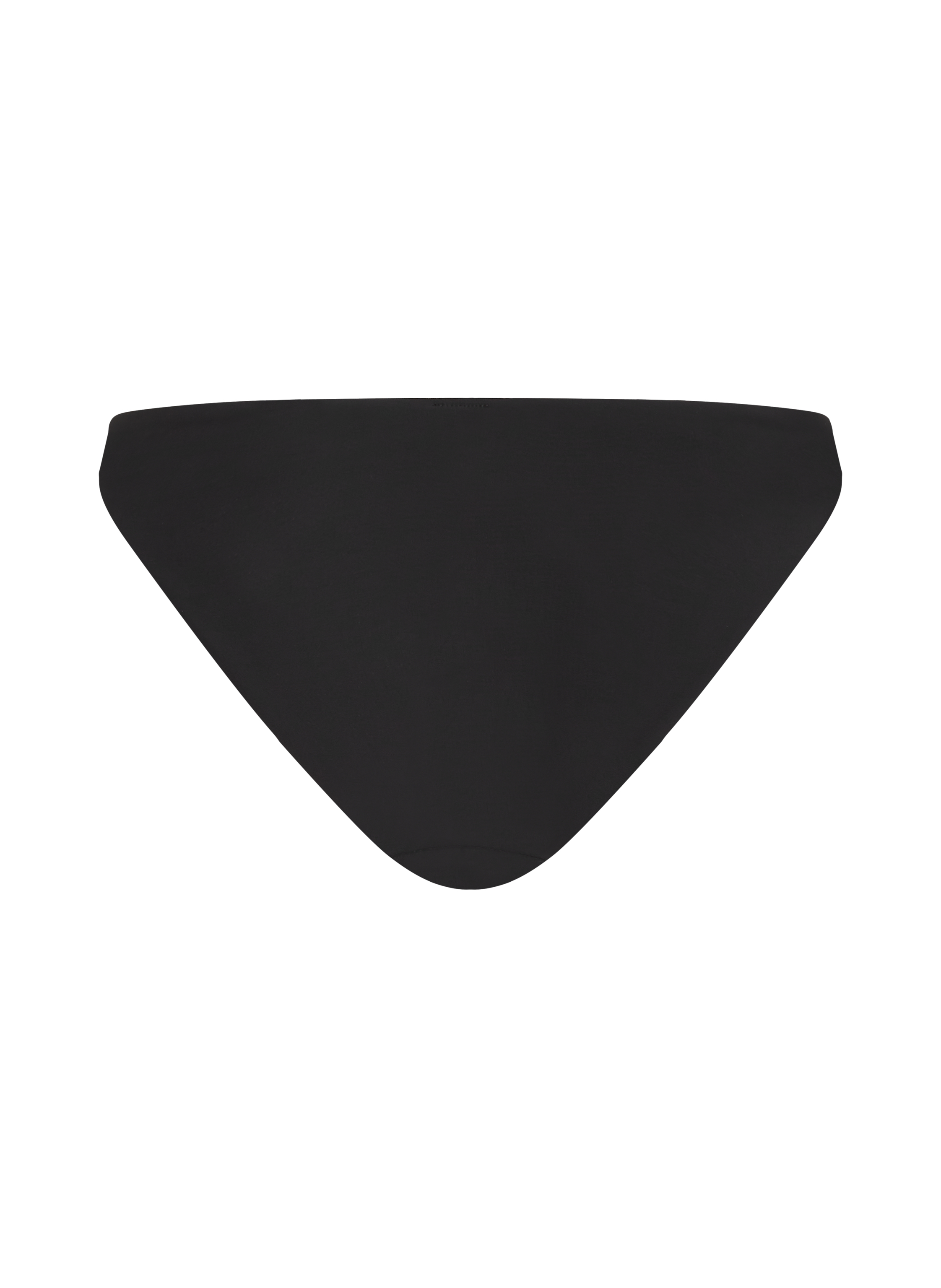 Majtki Bikini Wysoko Krojona Luna, Czarny, main