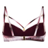 Biustonosz Bikini z Fiszbinami i Wkładkami Mauritius, Fioletowy