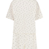 Zestaw Piżamowy Cotton Jersey Kr&oacute;tki, Biały