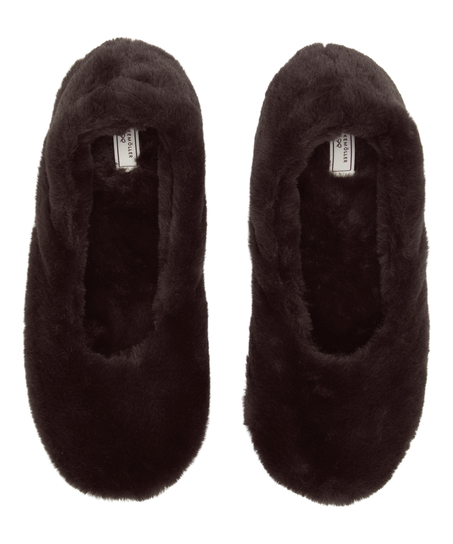 Ballerina Faux Fur, Brązowy