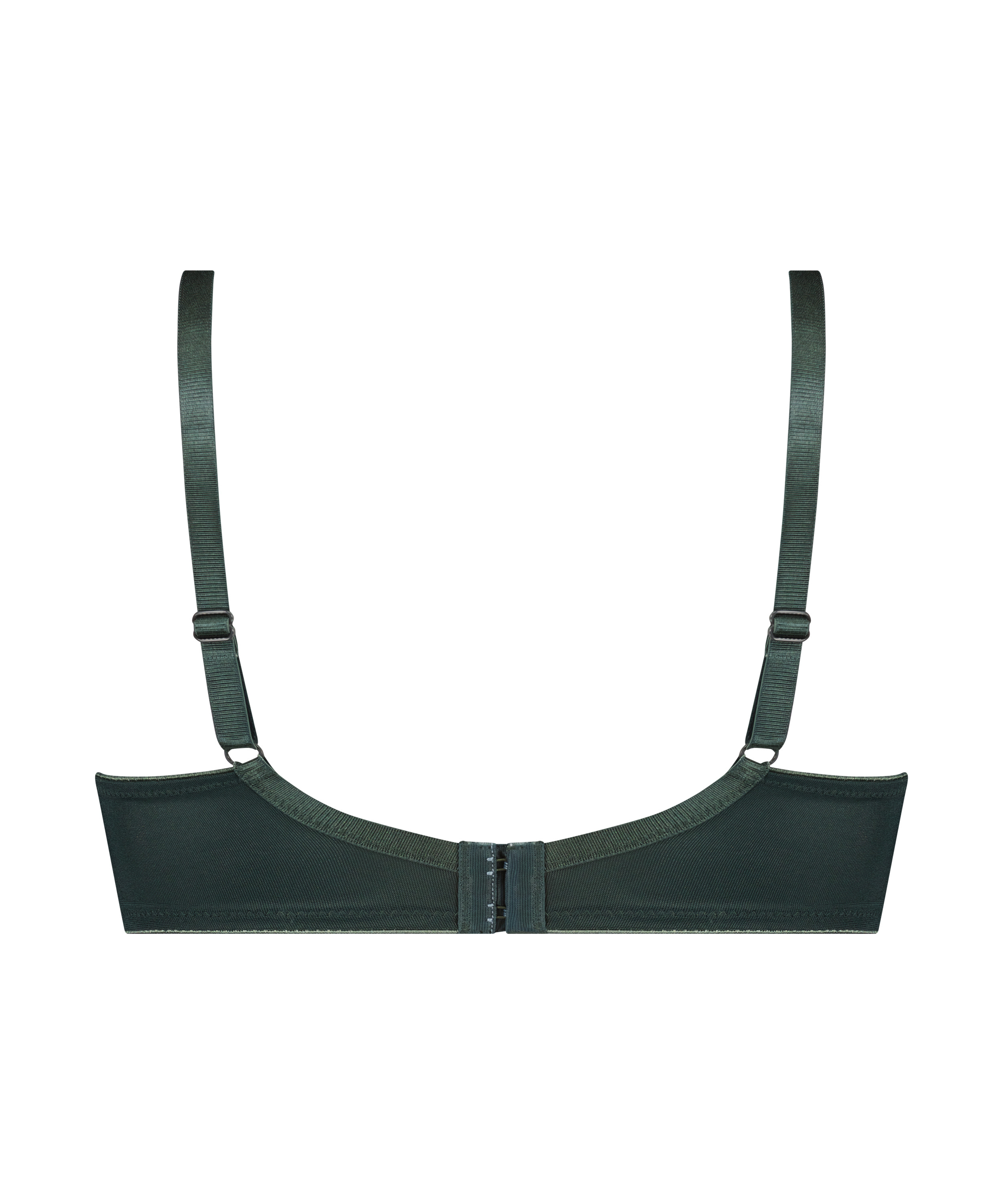 Nieusztywniany biustonosz minimizer z fiszbinami Nina, Zielony, main