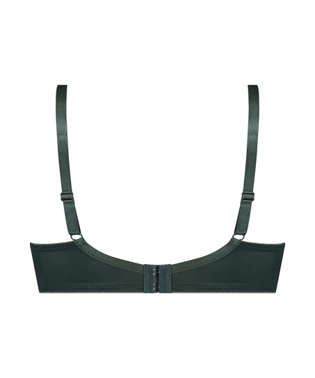 Nieusztywniany biustonosz minimizer z fiszbinami Nina, Zielony