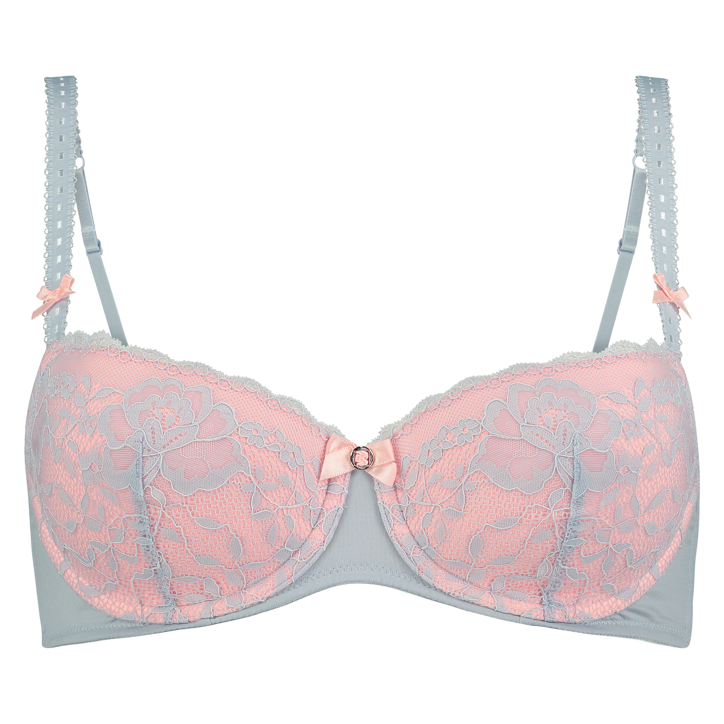 Usztywniany biustonosz z fiszbinami Theresa, Niebieski, main