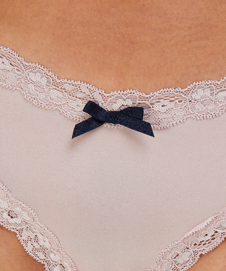 Brazyliany z mikrofibry w kształcie litery V, Fioletowy