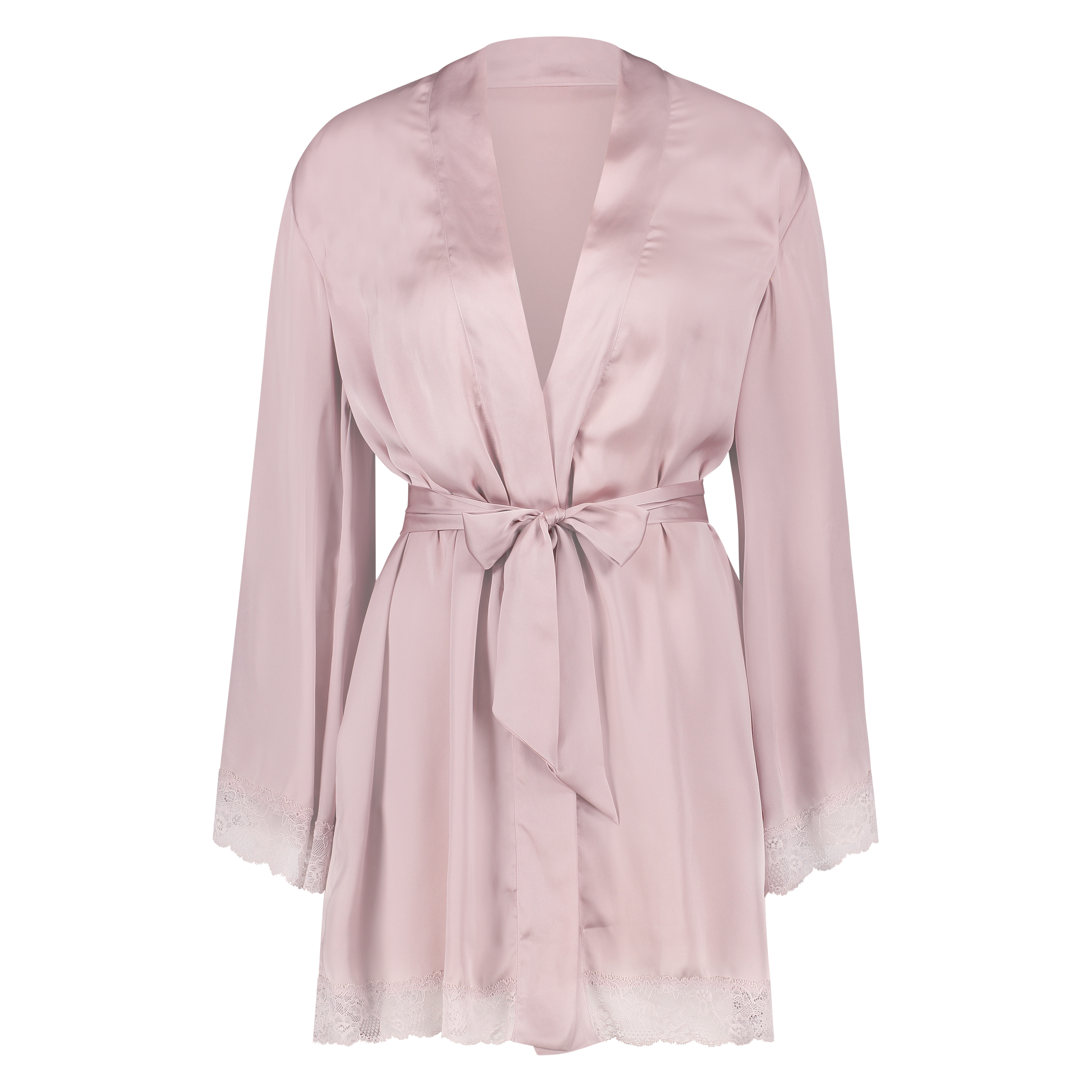Petite Meili Satin Kimono, Fioletowy, main