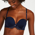 Rya Padded Strapless Underwired Bra, Niebieski
