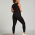 HKMX Legginsy z wysokim stanem, Czarny