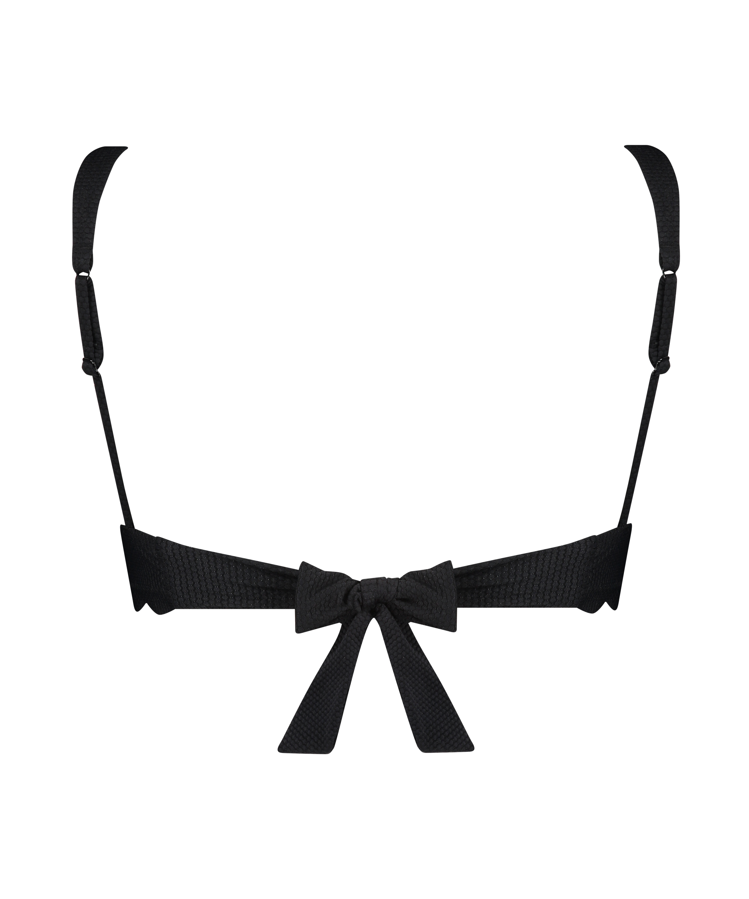 G&oacute;ra od bikini typu tr&oacute;jkąt Scallop, Czarny, main