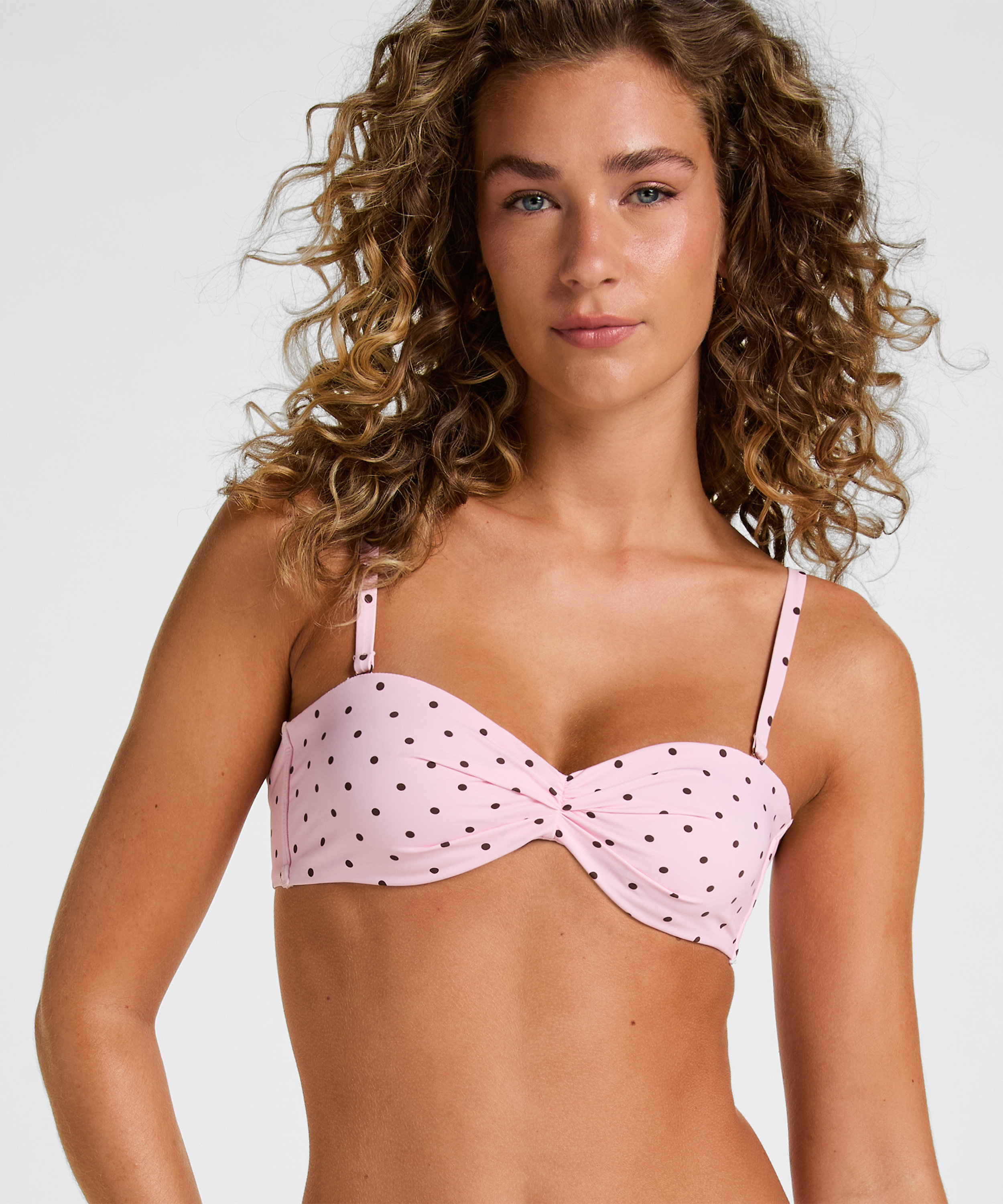 G&oacute;ra od Bikini Bandeau Alicante, R&oacute;żowy, main