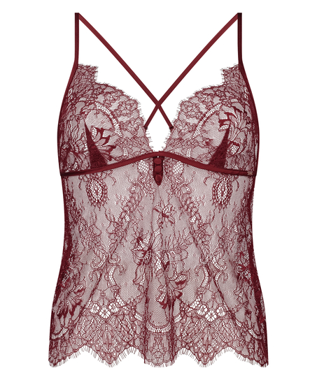 Cami Lace Delphine, Czerwony