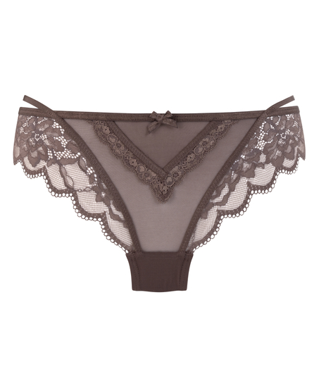 Majtki brazylijskie Marwa, Brązowy