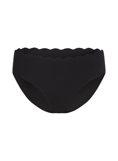 Majtki bikini Rio w muszelki, Czarny