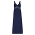 Long slip dress Modal lace, Niebieski