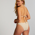Tr&oacute;jkątna szydełkowa g&oacute;ra od bikini, Biały