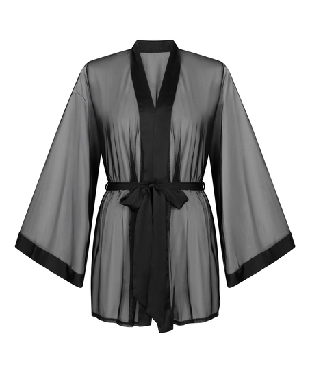 Kimono Maxime Tulle, Czarny