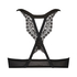 Usztywniony biustonosz puhs-up z fiszbinami Raine, Czarny