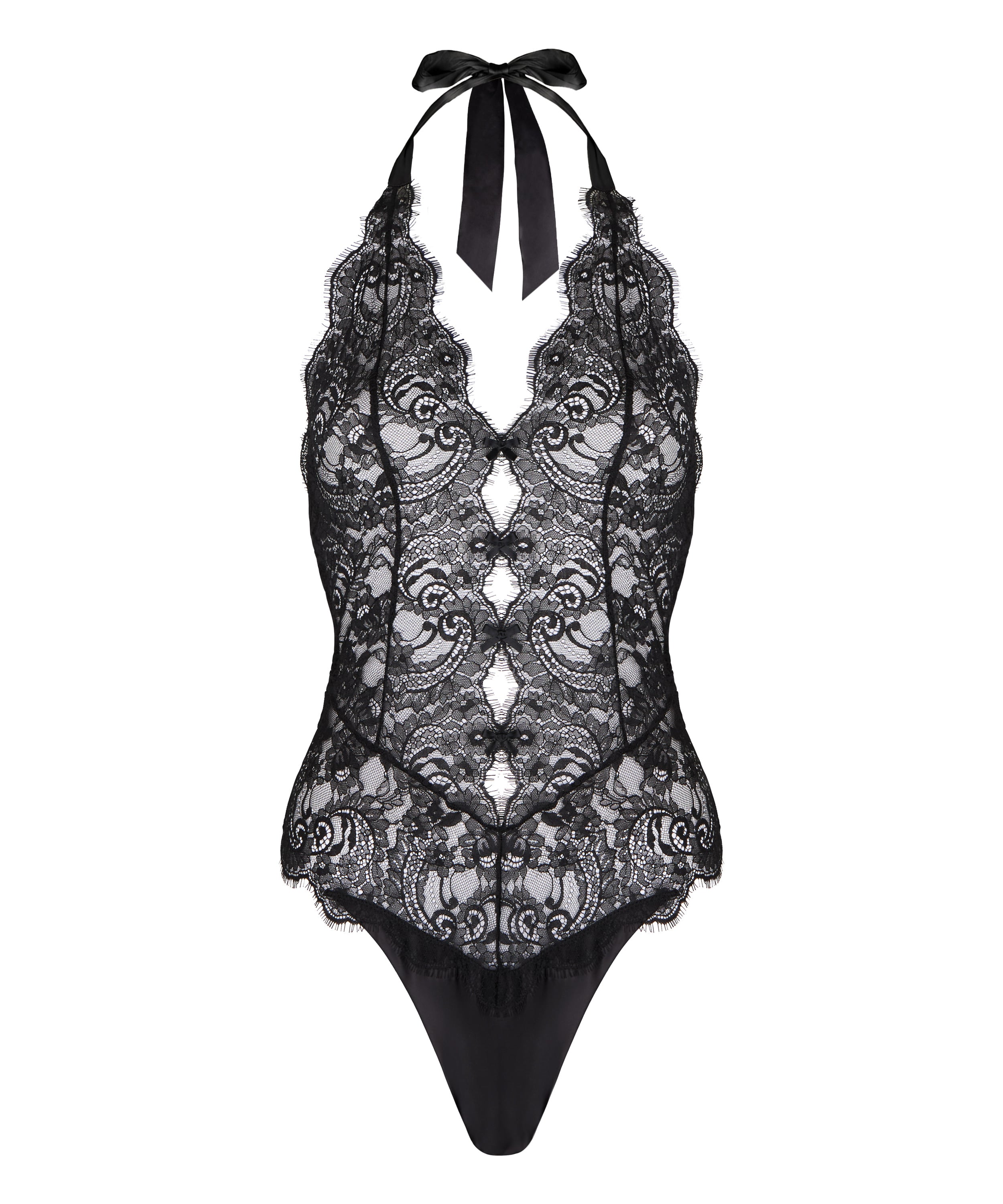 Halter Body Sylvia, Czarny, main