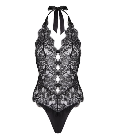 Halter Body Sylvia, Czarny